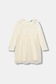 Παιδικό φόρεμα United Colors of Benetton μακρύ μπεζ 4JACGV02J.P.seasonal