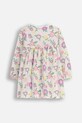 Coccodrillo sukienka z bawełną niemowlęca ZC5129601HGN beżowy AW25