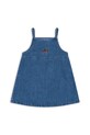 Konges Sløjd sukienka bawełniana dziecięca MAGOT STRAP DRESS GOTS KS104475.9BYA granatowy AW25