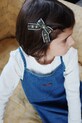 Konges Sløjd sukienka bawełniana dziecięca MAGOT STRAP DRESS GOTS KS104475.9BYA granatowy