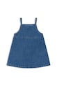 Dziewczynka Konges Sløjd sukienka bawełniana dziecięca MAGOT STRAP DRESS GOTS KS104475.9BYA granatowy