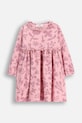 Detské bavlnené šaty Coccodrillo bavlna ružová ZC5129101TGN