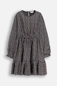 Coccodrillo sukienka wiskozowa dziecięca rozkloszowany szary ZC5128103WGJ
