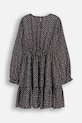 Coccodrillo sukienka wiskozowa dziecięca ZC5128103WGJ szary AW25