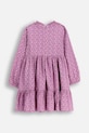 Coccodrillo sukienka wiskozowa dziecięca ZC5128101WGK fioletowy AW25