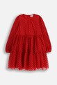 Coccodrillo sukienka dziecięca ZC5128106EJG czerwony AW25
