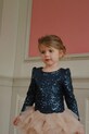 Konges Sløjd sukienka dziecięca BALLERINA GLITTER DRESS KS104208.9BYA