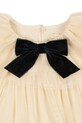 Konges Sløjd sukienka dziecięca BOW DRESS KS104240.9BYA beżowy