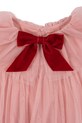 Dziewczynka Konges Sløjd sukienka dziecięca BOW DRESS KS104240.9BYA różowy
