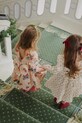 Konges Sløjd sukienka bawełniana dziecięca CIANNA LS BOW DRESS GOTS KS104262.9BYA