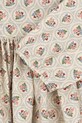 Konges Sløjd sukienka bawełniana dziecięca CIANNA LS BOW DRESS GOTS KS104262.9BYA beżowy