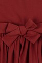 Konges Sløjd sukienka bawełniana dziecięca COEUR COLLAR DRESS GOTS czerwony KS104266.9BYA