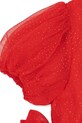 Konges Sløjd sukienka dziecięca FAY DRESS GRS KS104296.9BYA czerwony