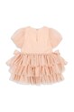 Dziewczynka Konges Sløjd sukienka dziecięca FAY DRESS GRS KS104296.9BYA różowy