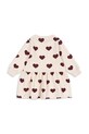 Konges Sløjd sukienka dziecięca LOU SWEAT DRESS OCS KS104344.9BYA beżowy AW25