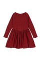 Konges Sløjd sukienka bawełniana dziecięca MINNIE DRESS GOTS KS104376.9BYA czerwony AW25