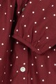Konges Sløjd sukienka bawełniana dziecięca MUNA DRESS GOTS bordowy KS104381.9BYA