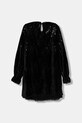 United Colors of Benetton sukienka dziecięca 4OZGCV03P.G.Seasonal czarny AW25
