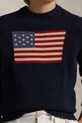 Polo Ralph Lauren gyerek pamut pulóver 323668285001 sötétkék