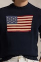 Dječji pamučni pulover Polo Ralph Lauren 323668285001 mornarsko plava