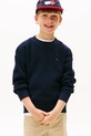 Хлопковый свитер Tommy Hilfiger остальные тёмно-синий KB0KB09756.9BYA