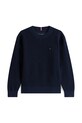 Хлопковый свитер Tommy Hilfiger KB0KB09756.9BYA тёмно-синий AW25
