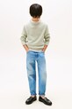 Chłopiec Tommy Hilfiger sweter KB0KB09810.9BYA turkusowy