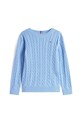 Detský bavlnený sveter Tommy Hilfiger KB0KB09753.104.122.9BYA modrá AW25