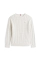 Tommy Hilfiger pulover de bumbac pentru copii KB0KB09753.128.176.9BYA gri AW25