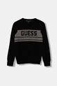 Guess sweter bawełniany dziecięcy pozostałe czarny L5YR01.Z0140.9BYA