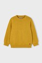 Mayoral pulover de bumbac pentru copii 311.5E.Mini.9BYA galben AW25