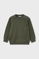 Mayoral pulover de bumbac pentru copii 311.5E.Mini.9BYA verde AW25