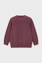 Dětský bavlněný svetr Mayoral 311.5E.Mini.9BYA burgundské AW25