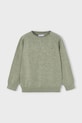 Mayoral pulover de bumbac pentru copii 323.5A.Mini.9BYA verde AW25