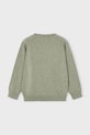 Băieți Mayoral pulover de bumbac pentru copii 323.5A.Mini.9BYA verde
