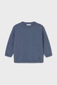 Mayoral sweter niemowlęcy z domieszką wełny 351.3E.Baby.9BYA niebieski AW25