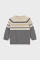 Mayoral pulover pentru copii din amestec de lână cu modele gri 2342.3C.Baby.9BYA