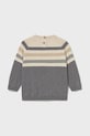 Mayoral pulover pentru copii din amestec de lână 2342.3C.Baby.9BYA gri AW25