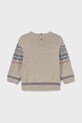 Mayoral pulover din amestec de lână pentru bebeluși 2344.3E.Baby.9BYA bej AW25
