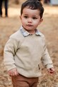 Mayoral sweter z domieszką wełny dziecięcy z domieszką wełny beżowy 2345.3E.Baby.9BYA