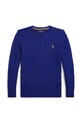 Βαμβακερό πουλόβερ Polo Ralph Lauren μεσαίου πάχους μπλε 323702674080
