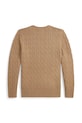 Chłopiec Polo Ralph Lauren sweter bawełniany 323702674082 brązowy