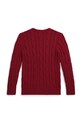 Polo Ralph Lauren sweter dziecięcy 323981036001 bordowy AW25