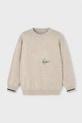Mayoral pulover pentru copii din amestec de lână 4372.5A.Mini.9BYA bej AW25