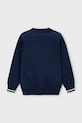 Mayoral sweter z domieszką wełny dziecięcy 4372.5A.Mini.9BYA granatowy AW25