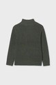 Детский хлопковый свитер Mayoral 7304.7E.Junior.9BYA зелёный AW25