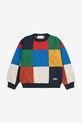 Bobo Choses sweter bawełniany dziecięcy Multicolor Tiles 225AC110 multicolor AW25