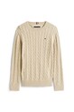 Tommy Hilfiger sweter bawełniany dziecięcy KB0KB09753.9BYA beżowy AW25