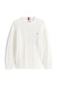 Otroški bombažen pulover Tommy Hilfiger KB0KB09910.9BYA bela AW25