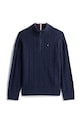 Tommy Hilfiger pulover de bumbac pentru copii KB0KB09971.9BYA bleumarin AW25
